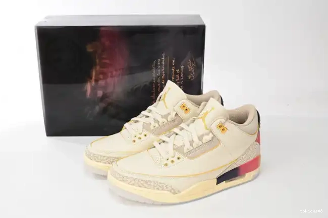 Cheap TBkick x Air Medellin Balvin 3 J Jordan FN0344-901 Sunset 0511